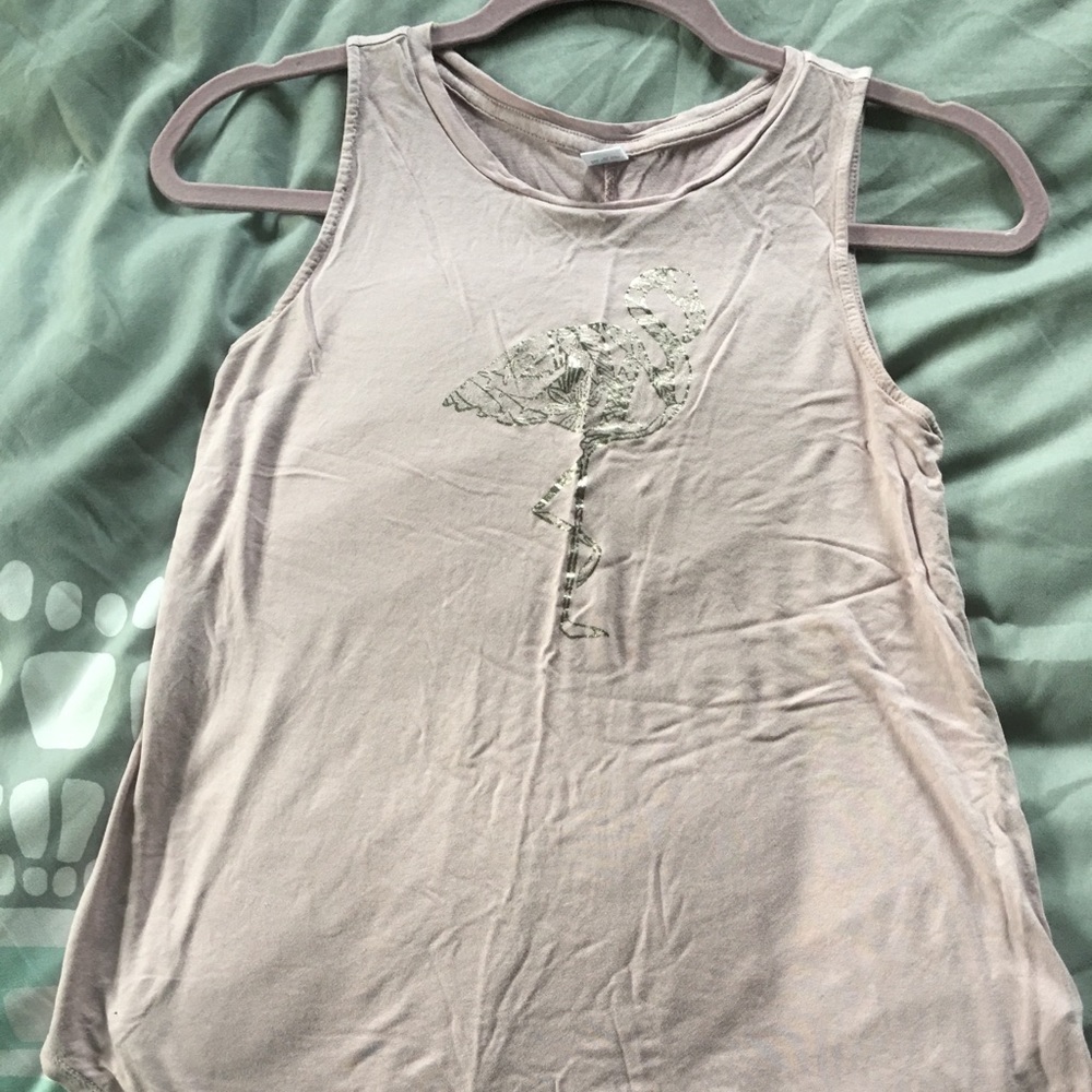 Old navy flamingo tank